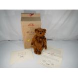 Steiff - A dark brown Steiff Bear entitled The Artist's Bear, issued in a limited edition,