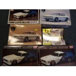 Model Kits - two sealed Ford Capri RS3100 kits by Academy Hobby Model Kit Company,