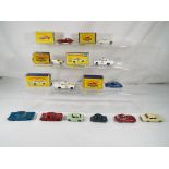 Matchbox - twelve diecast model motor vehicles by Lesney, six of which are boxed to include No.