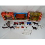 A good lot to include a quantity of farming related toys to include Matchbox tractors,