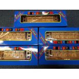 Unused Retail Stock - five children's carved wooden trapdoor games (5)