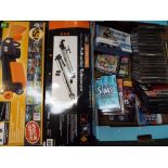 A good lot to include a quantity of Play Station games, Nintendo Game Cube games and PC games,