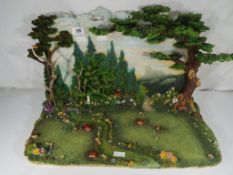 A Diorama model by Compton & Woodhouse entitled the Faerie Glen depicting a woodland scene,
