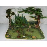 A Diorama model by Compton & Woodhouse entitled the Faerie Glen depicting a woodland scene,