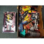 Diecast - a quantity of predominantly unboxed diecast model motor vehicles comprising Burrago,