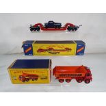 Matchbox - A Matchbox Major Pack # 6 Pickfords 200 Ton Transporter, blue towing vehicle,