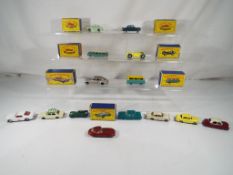 Matchbox - fourteen diecast model motor vehicles by Lesney, seven of which are boxed to include No.