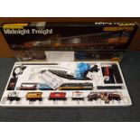 Model Railways - an OO gauge electric train set by Hornby Railways entitled Midnight Freight