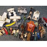 Star Wars - a quantity of Star Wars toys by Kenner, to include vehicles, including Speeder Bike,