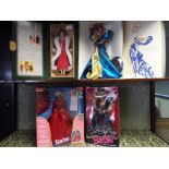 Barbie - four Barbie Dolls to include Very Velvet Barbie 20528, Golden Winter 10684,