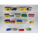 Matchbox - twelve diecast model motor vehicles by Lesney, six boxed to include No. 26, No. 60, No.