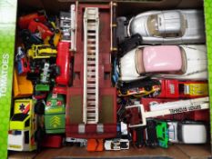 Diecast - a quantity of predominantly diecast model motor vehicles to include Burago, Corgi,