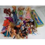 Dolls - a quantity of vintage dolls, a horse,