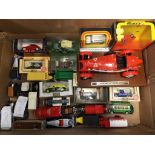 Diecast - approx 30 diecast model motor vehicles, approx half in original boxes, to include Corgi,