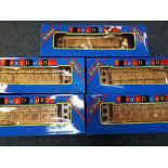 Unused Retail Stock - five wooden carved trapdoor games (5)