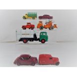 Dinky Toys - 7 unboxed and playworn diecast model motor vehicles by Dinky Toys to include # 978