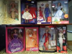 Barbie - eight Barbie Dolls to include The Wizard of Oz Dorothy 25812, Peaches and Cream 7626,