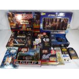 Star Wars - a quantity of Star Wars collectables to include Episode 1 Customised card game,