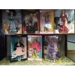 Barbie - seven Fashions of the 20th Century Barbie Dolls to include the 50's 27675,