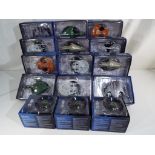 Star Trek - 15 diecast model vehicles with plastic parts, by Eaglemoss,