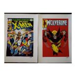 Marvel Superheroes - an extremely rare collection of Limited Edition Art of iconic Comic Book