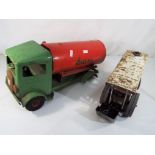 A good lot to include a vintage Mamod Steam Tractor and a vintage Template Triang tanker lorry with