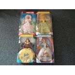 Barbie - four Barbie dolls to include Sleeping Beauty 18586, Snow White 21130,