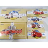 Corgi Classics - six Fire Service diecast models # 97392, 97323, 97353, 97359, 97321 and 97387,