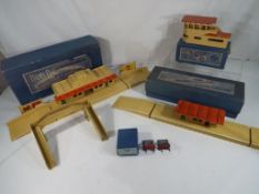 Model railways - a quantity of boxed Hornby Dublo metal diecast scenics comprising D1 (D455)