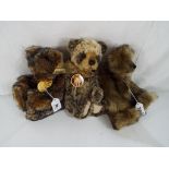 Charlie Bears - three Charlie Bears Bears entitled Shreddie CB14787,