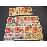 Eagle Comics - Approximately 100 mid 20th century Eagle Comics ranging from volume 2 1951 to volume