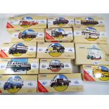 Corgi Classics - 14 diecast model buses and trucks, # 97810, 98470, 97162, 97840, 97399, 98449,