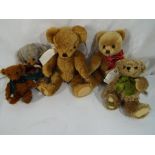 Merrythought - five mohair bears by Merrythought comprising Traditional Bear with Growl produced in