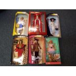 Barbie - six Barbie dolls to include Barbie 2000 27409, Glam and Groom 26251,