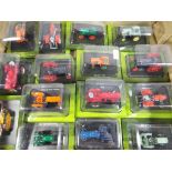 A good lot to include fifteen diecast models of tractors and farm vehicles,