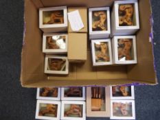 A good mixed lot of boxed wooden toys to include fifteen running dogs,