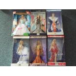 Barbie - six Barbie dolls to include Sleeping Beauty 20489,