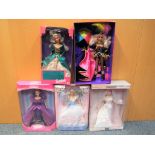 Barbie - five Barbie dolls to include Princess Bride 28251, Sparkle Beauty 17251,