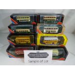 Exclusive First Editions - sixteen Exclusive First Edition 1:76 scale precision diecast model buses,