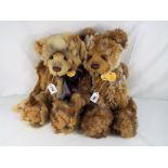 Charlie Bears - two Charlie Bears entitled Jumble CB131360 and Bracken CB614855 both with bells,