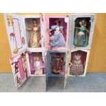 Barbie - six Barbie dolls to include French Lady 6707, Egyptian Queen 11397, Queen Elizabeth 12792,