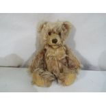 Teddy bears - a vintage Zotty style bear with glass eyes jointed limbs approximately 18cm in height