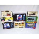 Diecast Models - a mixed lot of diecast model motor vehicles to include a Burago Peugeot 405 Raid