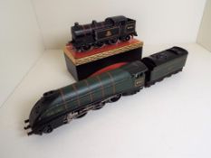 Model railways - two Hornby Dublo metal diecast locomotives comprising 4-6-2 Mallard op no 60022