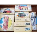 Corgi Classics - eight boxed coaches and buses # 97177, 97196, 97021, 97825, 98462, 98465,