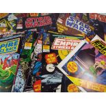 Comics - a collection of Star Wars the Empire Strikes Back weekly comics by Marvel and a further 23