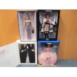 Barbie - four dressed Barbie dolls to include Romantic Interlude 17136,