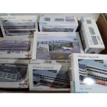 Herpa - a collection of Herpa diecast 1:500 scale buildings to include departure halls,