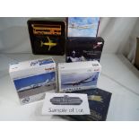 Model Aeroplanes - Ten diecast model plane sets by Herpa, all in 1:500 scale,