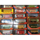 Exclusive First Editions - Eighteen diecast models of buses by Exclusive First Editions all appear
